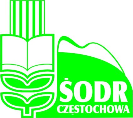 Zielony kłos z napisem SODR Częstochowa