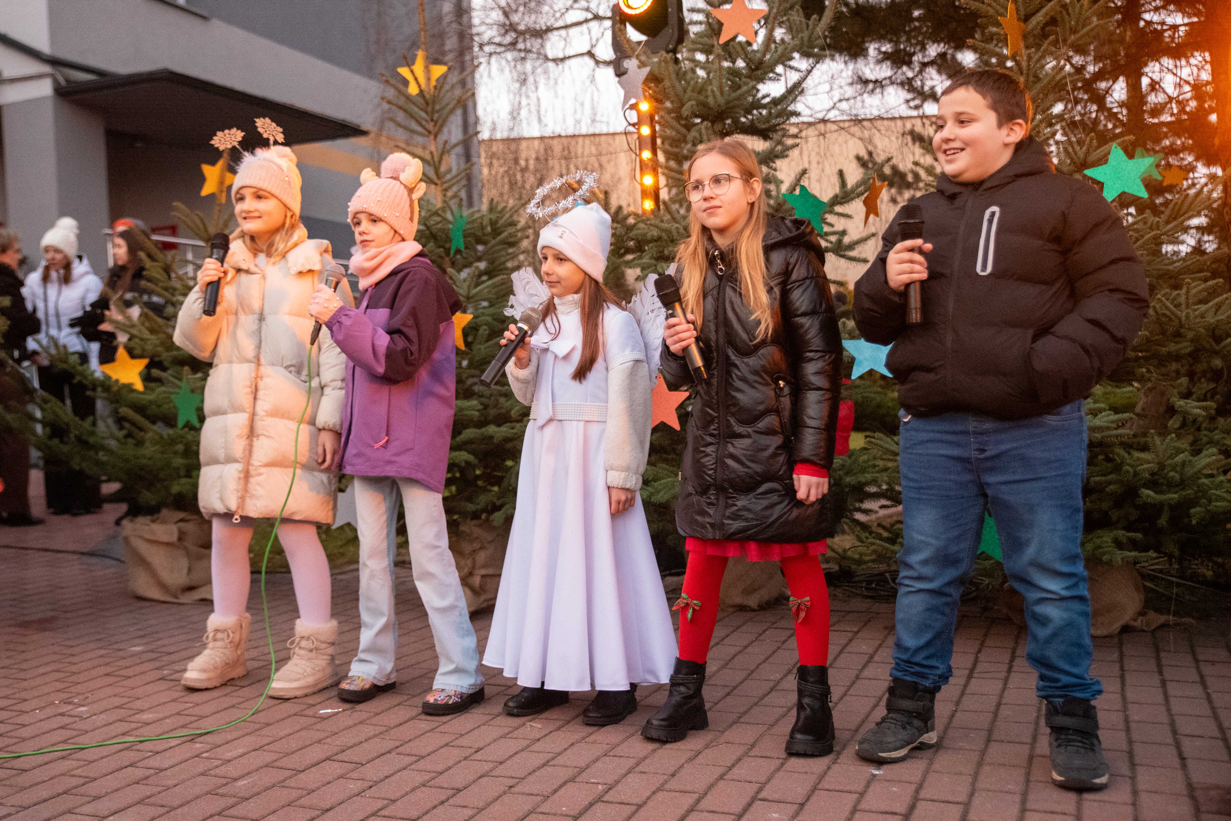 Jarmark Bożonarodzeniowy przed Urzędem Gminy Lipie