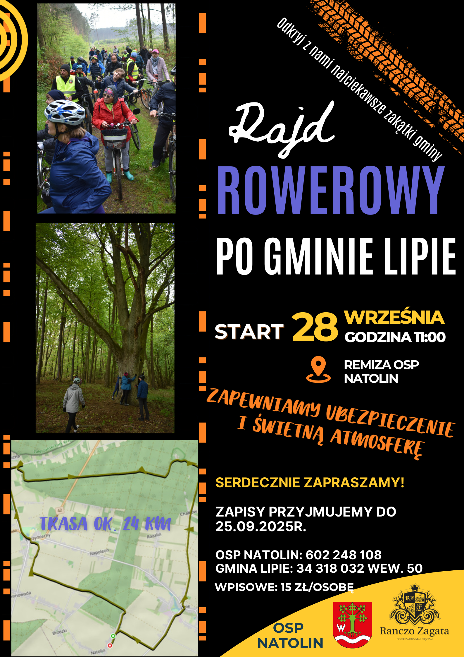 Rajd rowerowy po Gminie Lipie