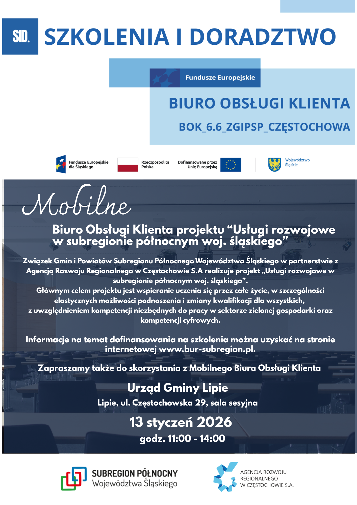 Konsultacje w ramach projektu "Usługi rozwojowe w subregionie północnym"