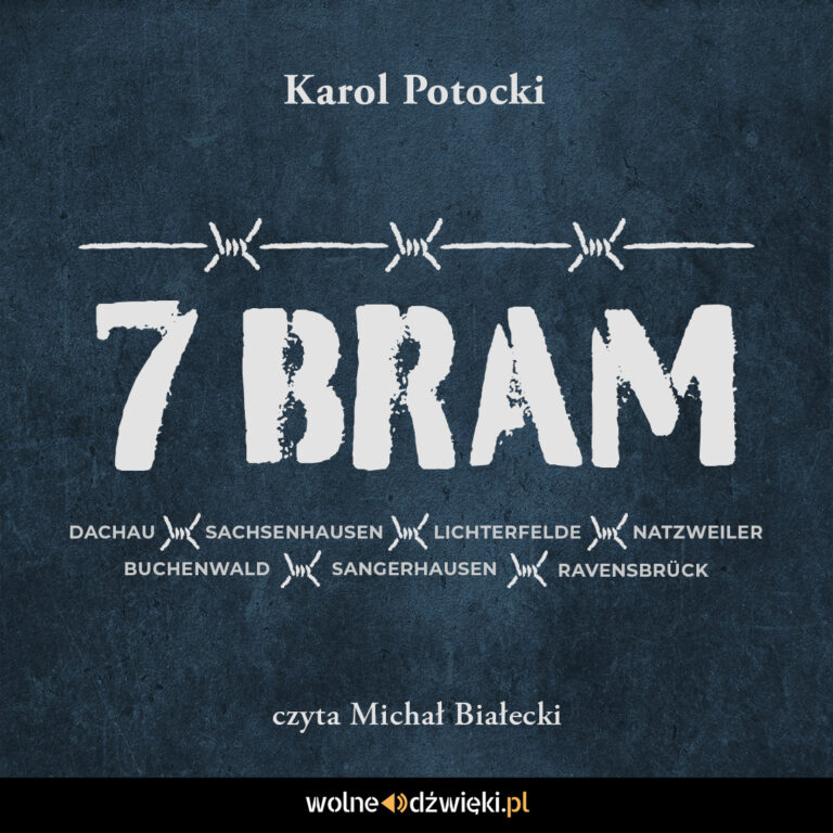 Karta tytułowa audiobooka „7 bram”.