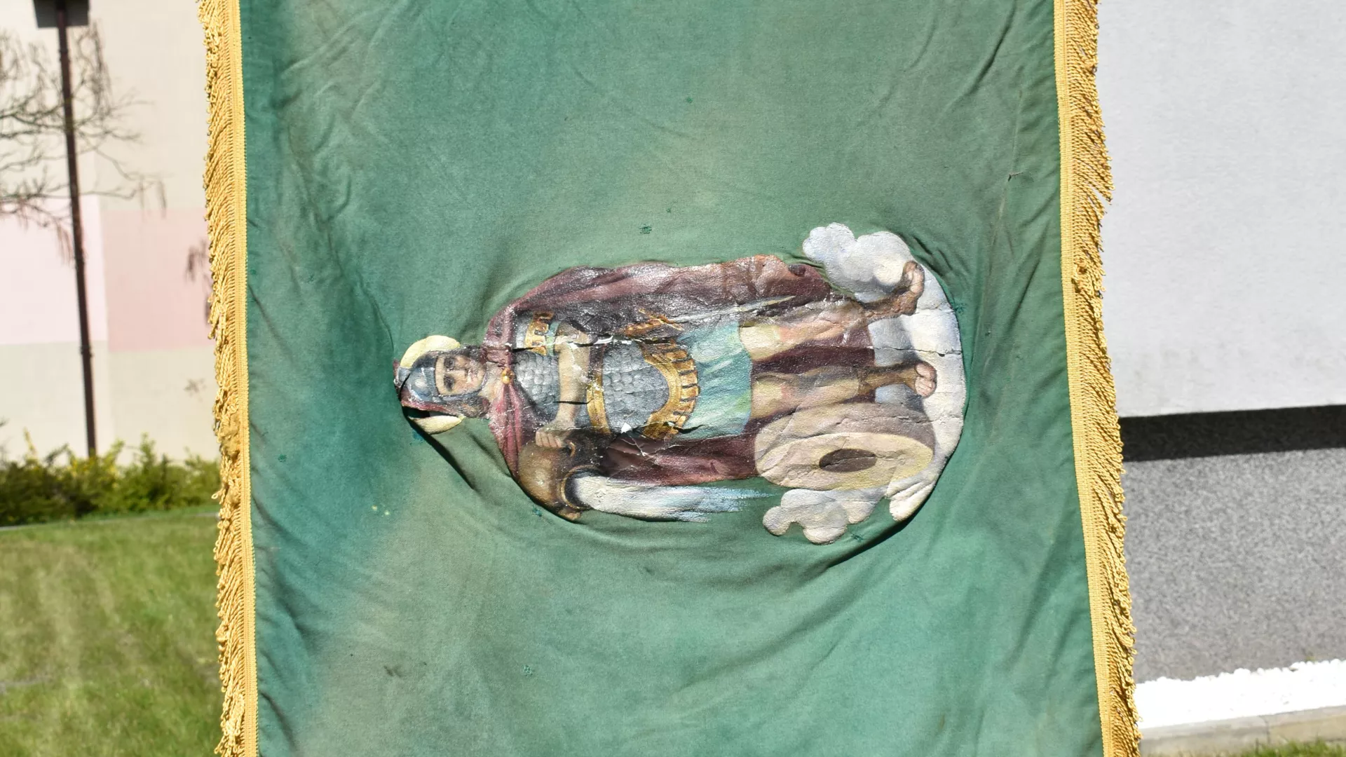 Historyczny sztandar strażacki z 1912 roku