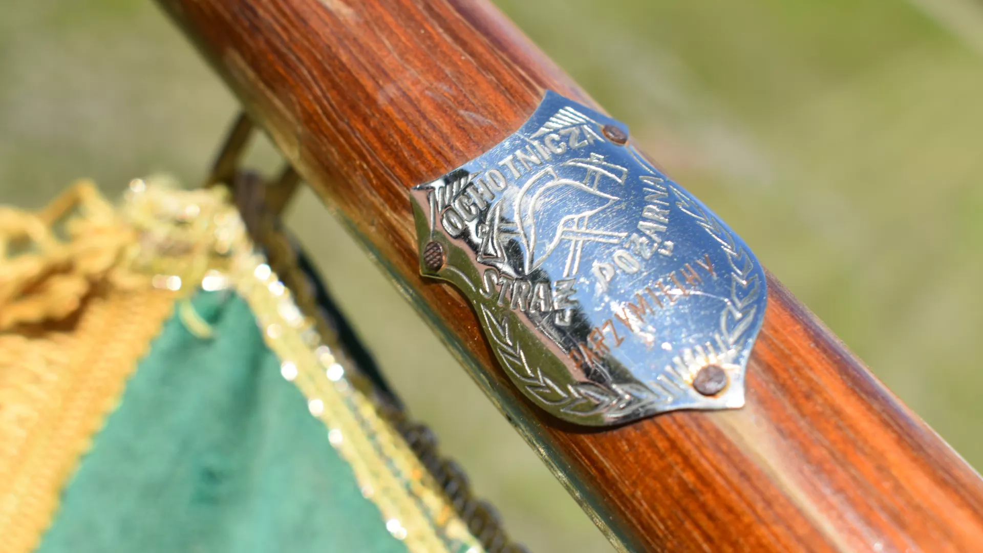 Historyczny sztandar strażacki z 1912 roku