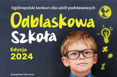 Plakat odblasdkowa szkoła