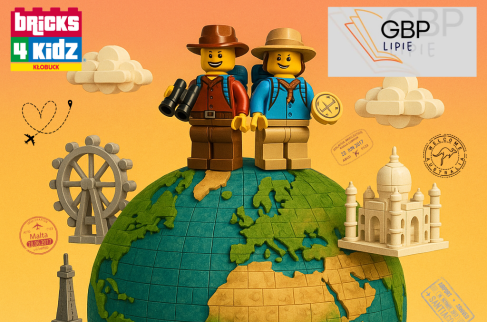 Propozycja płatnych warsztatów z klocków Lego w bibliotece w Parzymiechach. Zajęcia odbędą się 28.08.2025r. w godz. 13.00-14.30. Koszt warsztatów to 35 zł /dziecko. Zapisy w GBP w Lipiu lub telefonicznie - 34 318-81-63.