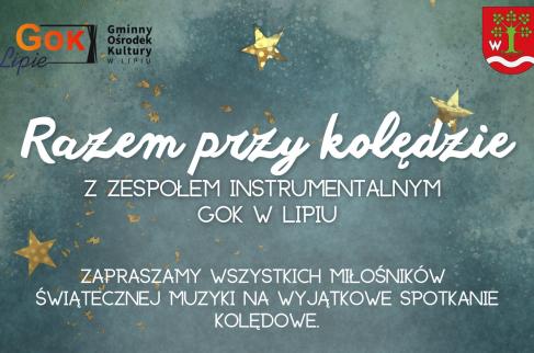 Plakat zapraszający na spotkanie Kolędowe