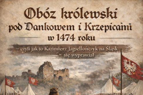 Dr hab. Andrzej Kobus podczas wykładu dla mieszkańców Gminy Lipie, opowiadający o mało znanych wydarzeniach z XV wieku, w tym o obozie królewskim pod Dankowem i Krzepicami oraz wyprawie Kazimierza Jagiellończyka na Śląsk w 1474 roku.