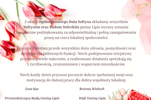 Życzenia z okazji dnia Sołtysa