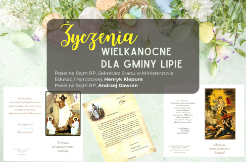 Życzenia Wielkanocne dla Gminy Lipie