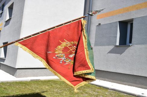 Historyczny sztandar strażacki z 1912 roku