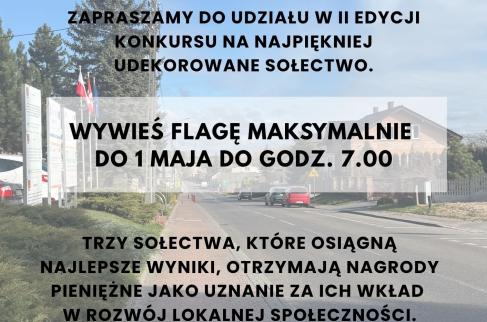 Plakat gmina lipie w kolorach polski